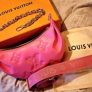 BRAND NEW LOUIS VUITTON OVER THE MOON SHOULDER BAG - DRAGON FRUIT COLOR